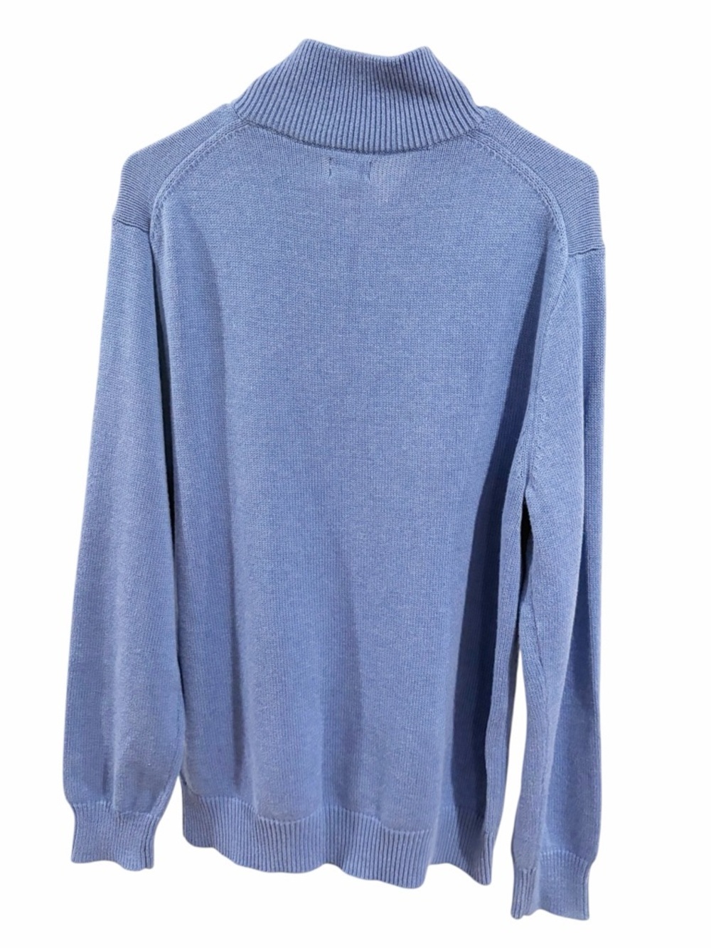 J.Crew Cotton Cashmere Quarter Zip Sweater size Medium - Picture 2 of 7